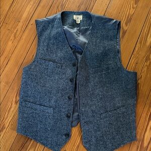 Men's Gray Wool Vest